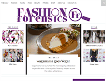 Tablet Screenshot of fashionforensics.com